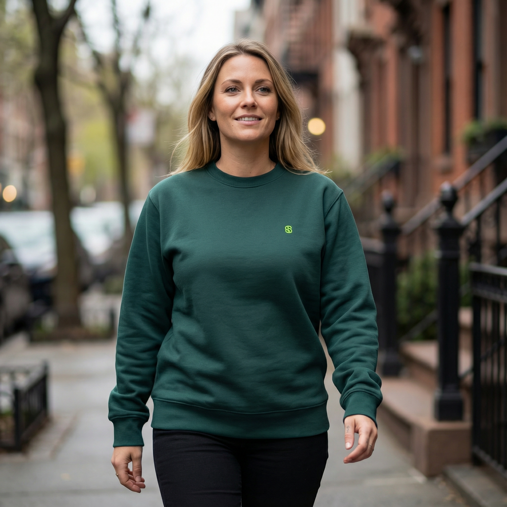 SOBANI Basics - Sweatshirt Glazed Green