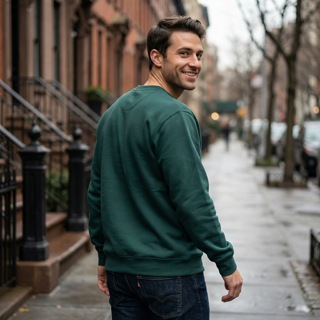 SOBANI Basics - Sweatshirt Glazed Green
