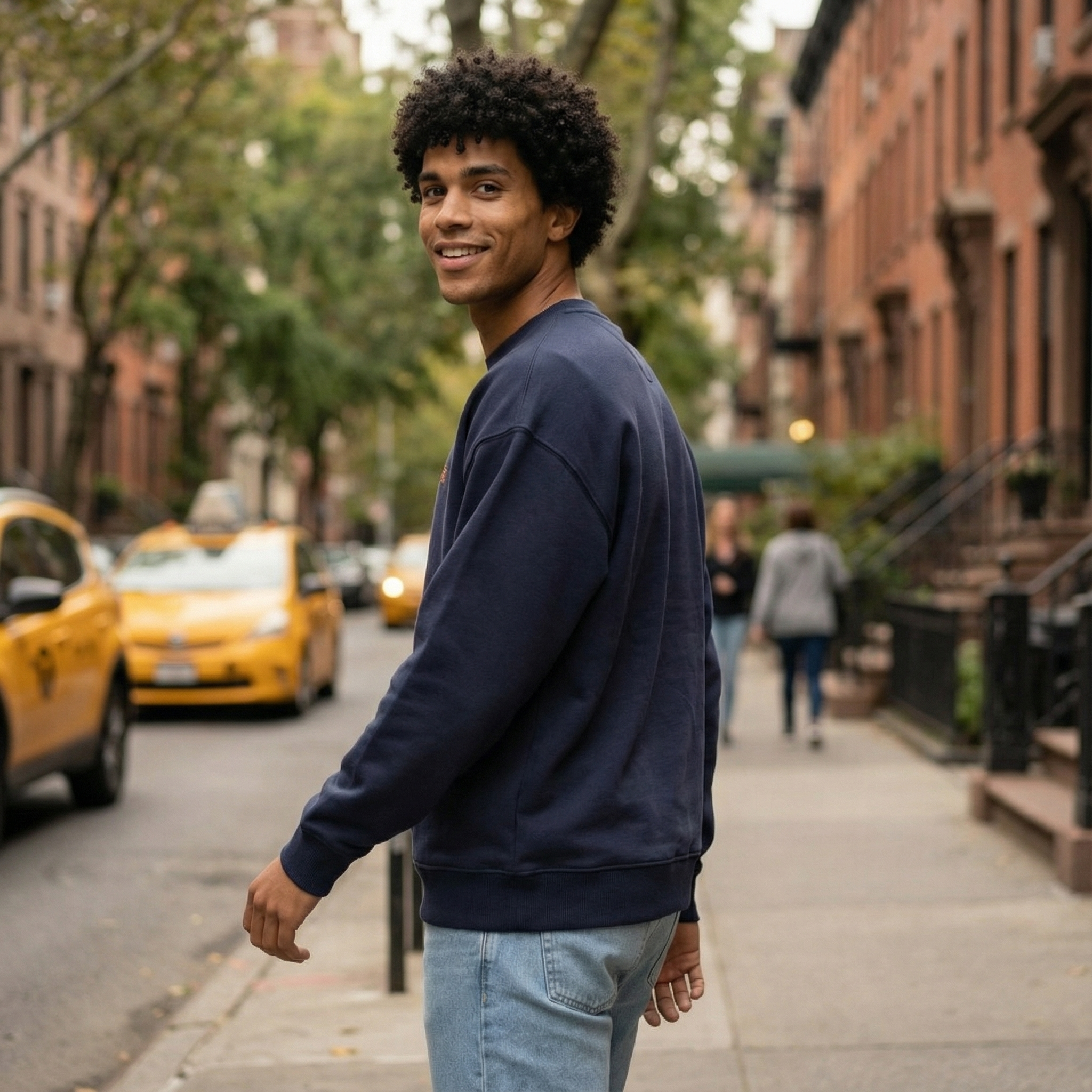 SOBANI Basics - Sweatshirt Navy