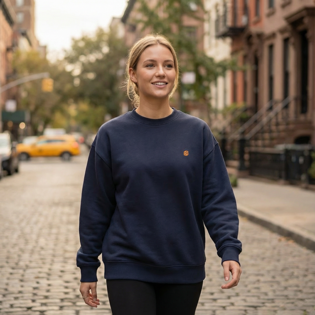 SOBANI Basics - Sweatshirt Navy